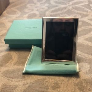 Tiffany picture frame. Back of frame marked Pewter
